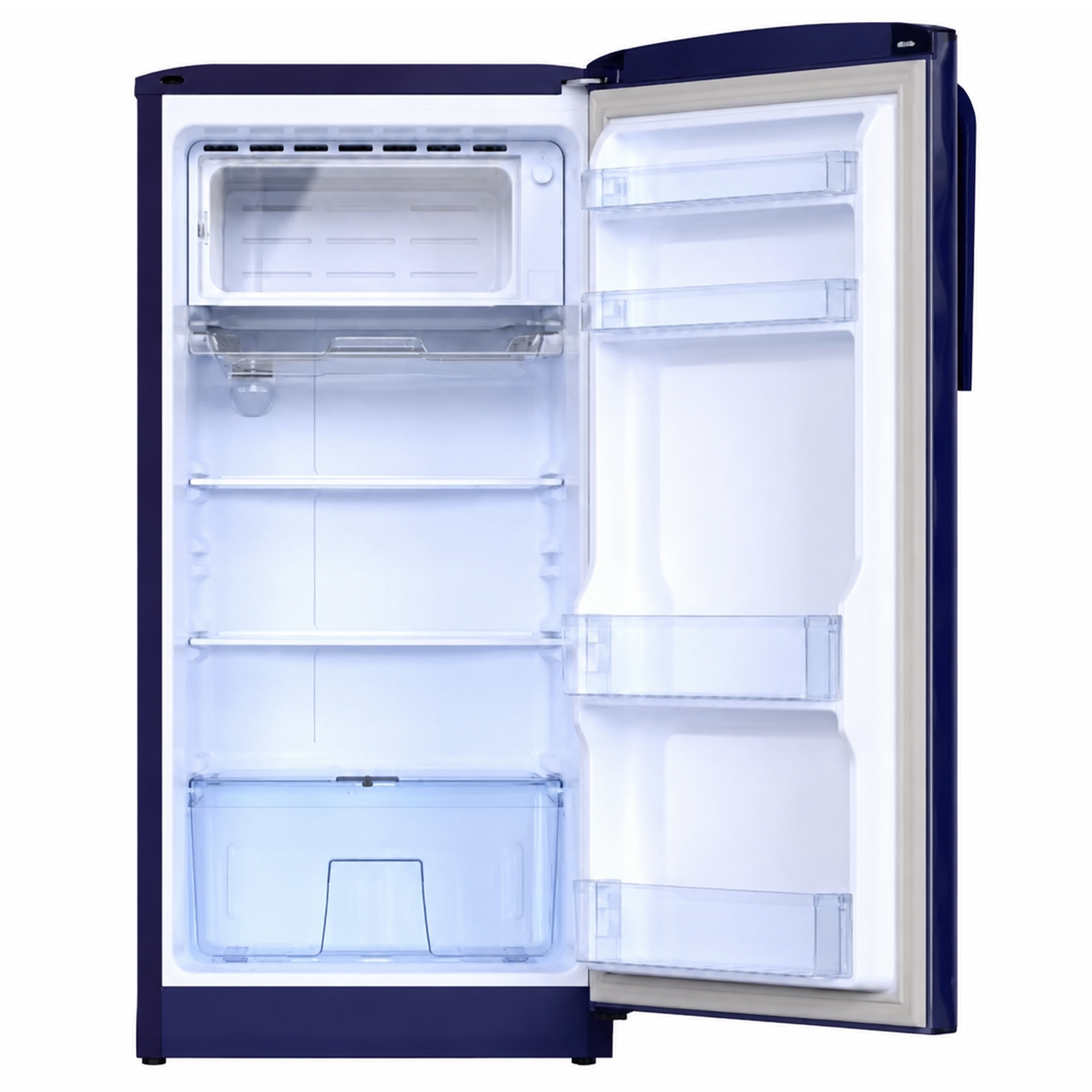 Godrej 192 Liter Single Door Refrigerator (RDEMARVEL 207A EXP THF AR BL) model RDEMARVEL 207A EXP THF AR BL front view - GharOne Nepal view 3
